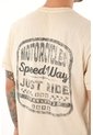 Camiseta Crudo Con Estampado Para Hombre de Tennis