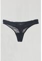 Tennis Panty Tipo Tango Encaje Negro Para Mujer de Tennis