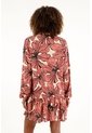 Vestido Manga Larga Estampado Para Mujer de Tennis