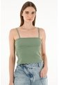 Camiseta Verde Ajustada Para Mujer de Tennis