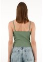 Camiseta Verde Ajustada Para Mujer de Tennis