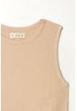 Tennis Camiseta Crop Manga Sisa Café De Silueta Amplia Para Mujer de Tennis