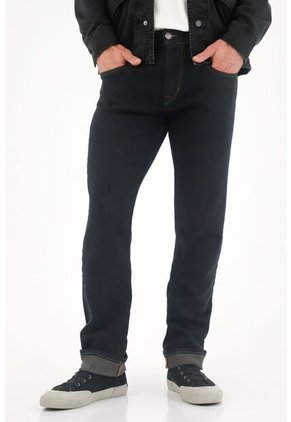 Tennis Jean Recto Azul Para Hombre