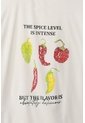 Tennis Camiseta Con Estampado En Frente Y Espalda Crudo Para Mujer de Tennis