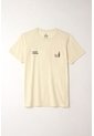 Tennis Camiseta Básica Crudo Con Acabado Liso Para Hombre de Tennis