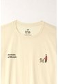 Tennis Camiseta Básica Crudo Con Acabado Liso Para Hombre de Tennis