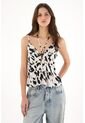 Tennis Camisa De Tiras Con Estampado Animal Print Para Mujer de Tennis