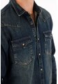 Tennis Camisa En Denim Azul Para Hombre de Tennis