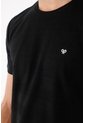 Tennis Camiseta Básica Con Raqueta Negra Para Hombre de Tennis