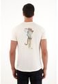 Tennis Camiseta Con Cuello Redondo Estampada Crudo Para Hombre de Tennis