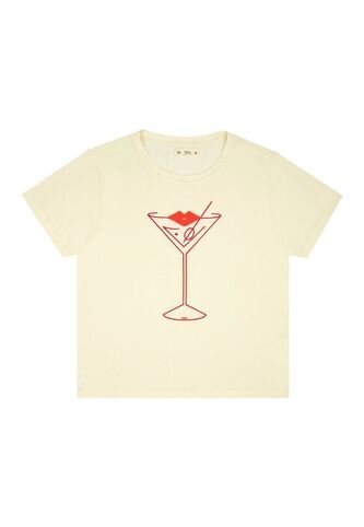 Tennis Camiseta Estampada Crudo Para Mujer Tennis