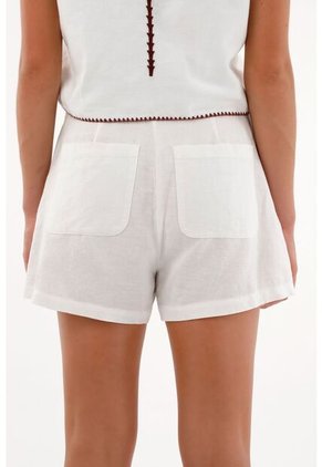 Tennis Bermuda Blanca Tipo Falda Short Para Mujer