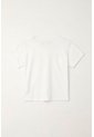 Camiseta Básica Estampada Blanca Para Niña de Tennis
