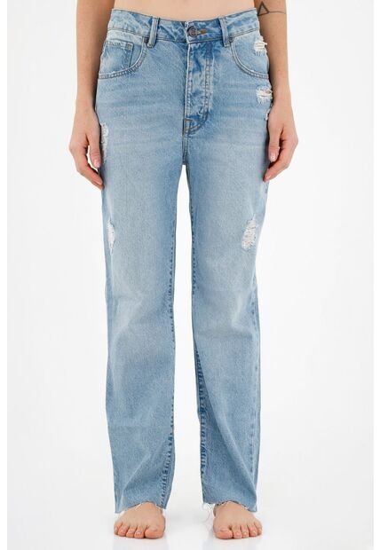 Tennis Jean Azul Para Mujer