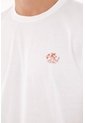 Tennis Camiseta Con Estampado En Espalda Blanca Con Acabado Liso Para Hombre de Tennis