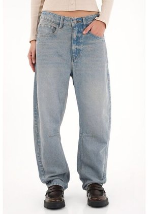 Tennis Jean Horseshoe De Tiro Bajo Azul Para Mujer