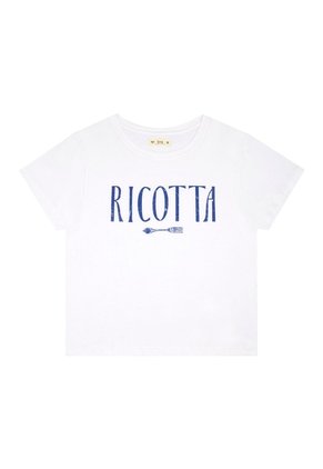 Tennis Camiseta Blanca Manga Corta Con Estampado De Ajuste Relajado Para Mujer