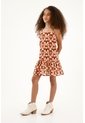 Vestido Estampado Con Bolero En Ruedo Para Niña de Tennis