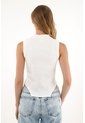 Tennis Camiseta Manga Sisa Crudo Entallada Para Mujer Con Acabado Suave de Tennis
