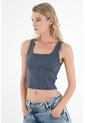 Camiseta Manga Sisa Gris Para Mujer de Tennis
