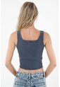 Camiseta Manga Sisa Gris Para Mujer de Tennis