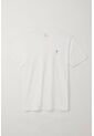 Tennis Camiseta Básica De Silueta Regular Blanca Para Hombre de Tennis