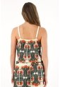 Camisa Corta En Tela Bordada Para Mujer de Tennis