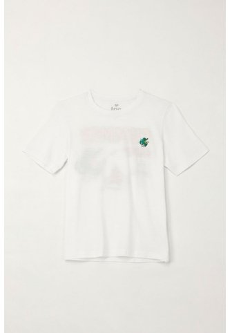 Camiseta Con Estampado Summer Camp Blanca Para Niño Tennis
