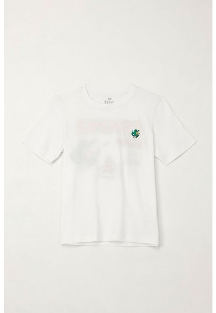 Camiseta Con Estampado Summer Camp Blanca Para Niño