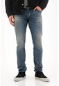 Tennis Jean Nudy De Tiro Medio Azul Para Hombre de Tennis