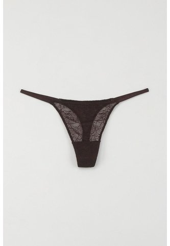 Tennis Panty Tipo Tanga En Canje Café Para Mujer Tennis