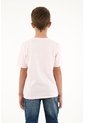 Camiseta Con Bordado Localizado Rosada Para Niño de Tennis