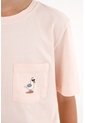Camiseta Rosada Con Bordado Y Bolsillo Para Niño de Tennis
