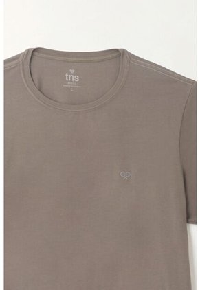 Tennis Camiseta Cuello Redondo Gris Para Hombre