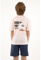 Camiseta Rosada Con Bordado Y Bolsillo Para Niño de Tennis
