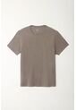 Tennis Camiseta Cuello Redondo Gris Para Hombre de Tennis