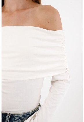 Tennis Camiseta Cuello Bandeja Crudo Para Mujer