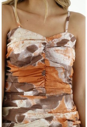 Tennis Vestido Estampado Asimétrico Para Mujer