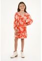 Vestido Naranja Para Niña de Tennis