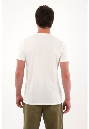 Tennis Camiseta Con Bolsillo De Tapa Crudo Para Hombre
