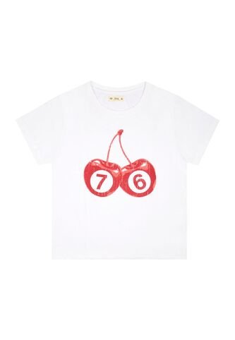 Tennis Camiseta Básica Blanca Con Estampado Para Mujer Tennis