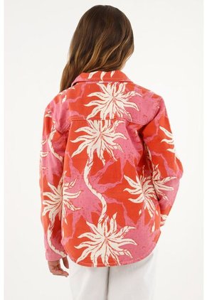 Chaqueta Tipo Sobrecamisa Para Niña