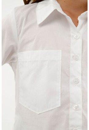 Camisa Blanca Manga Larga Para Niña