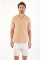 Tennis Bermuda Chino Con Diseño A Rayas Para Hombre de Tennis