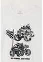 Camiseta Básica Con Estampado Blanca Para Niño de Tennis