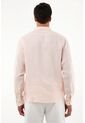 Camisa Rosada En Lino Para Hombre de Tennis