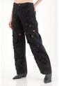 Tennis Pantalón De Tiro Alto Negro Para Mujer de Tennis