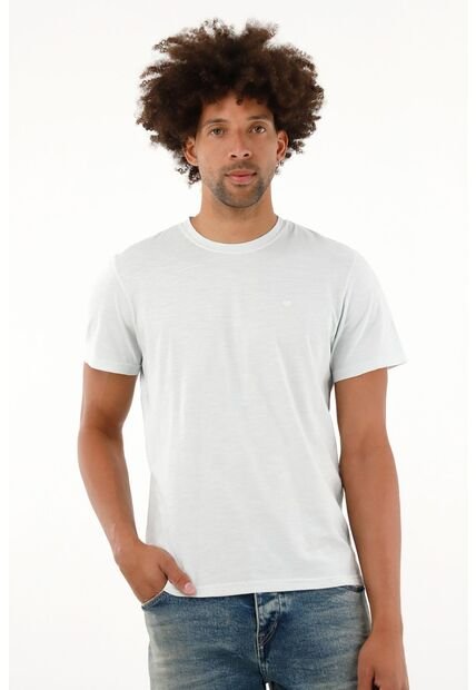 Tennis Camiseta Manga Corta Azul Para Hombre