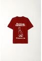 Camiseta Con Estampado Roja Para Niño de Tennis