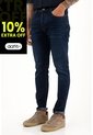 Tennis Jean Super Skinny Azul Oscuro Tiro Medio Para Hombre de Tennis